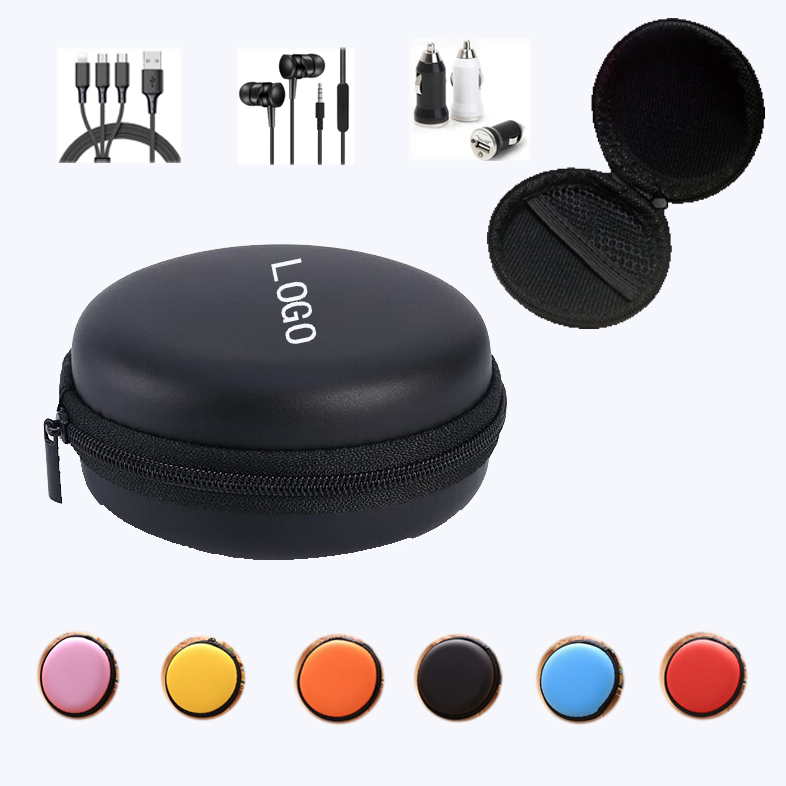 Earbud and Car Charger Travel Set