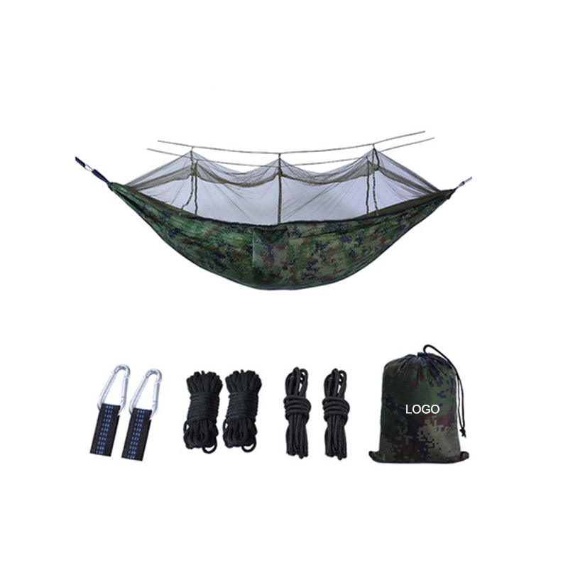 Portable Camping Hammock W/ Mosquito Net 