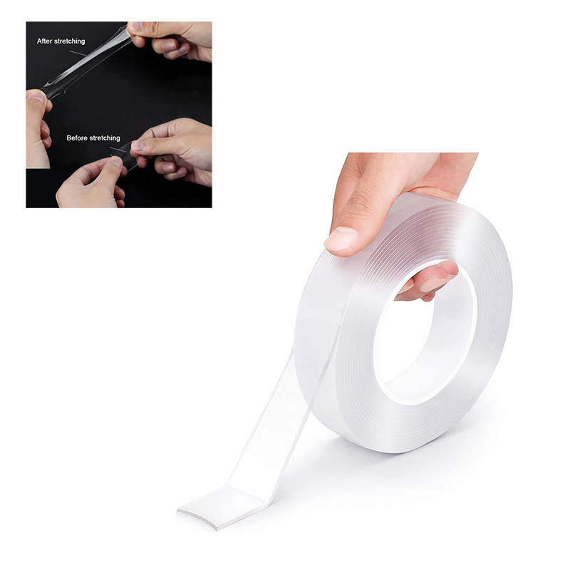 Double Sided Strong Sticky Tape W/ Removable Nano Tape