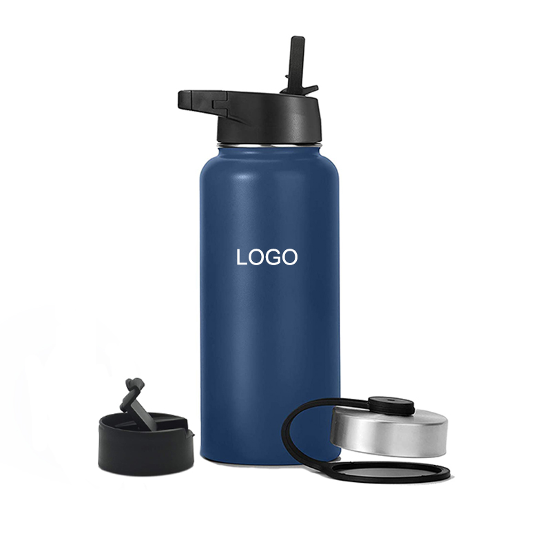 32 Oz Vacuum Insulated Stainless Steel Sport Water Bottle 