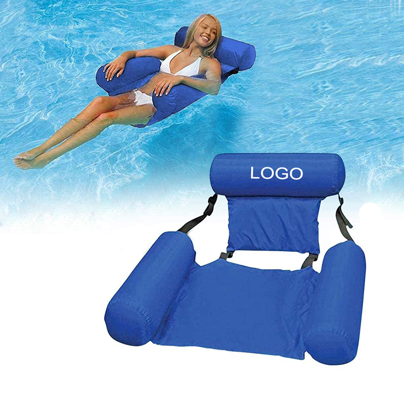 Inflatable Pool Float Floating Bed Lounge Chair 