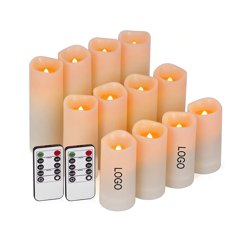 Flameless Led Candle W/ Remotes 