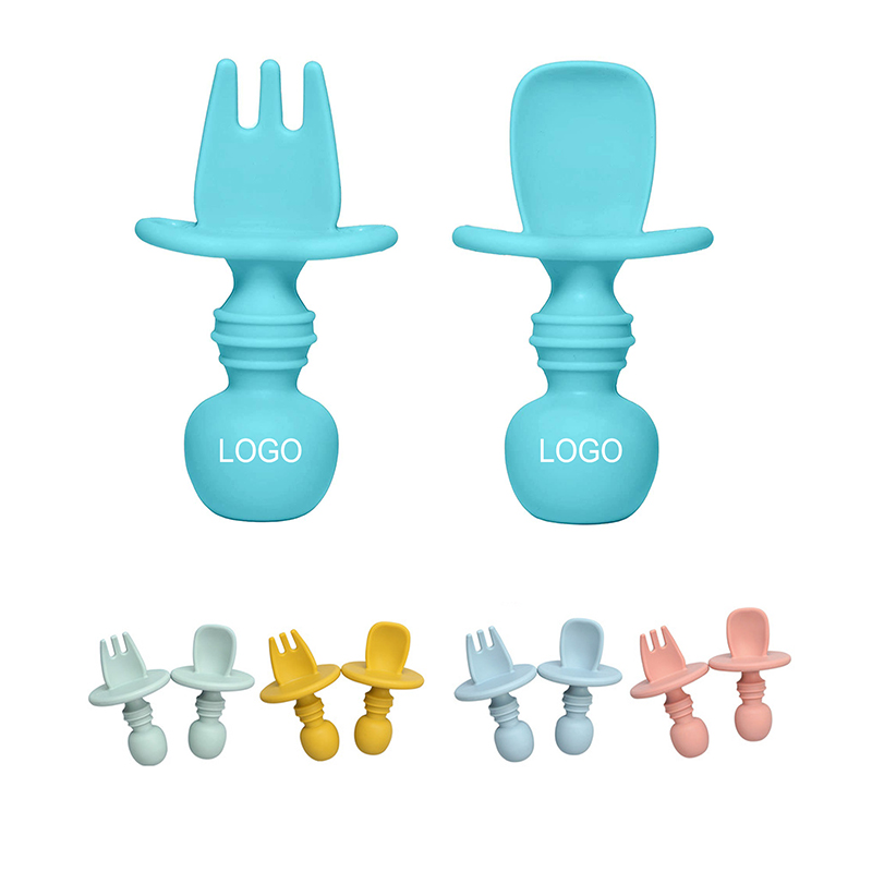 Silicone Baby Fork And Spoon Set
