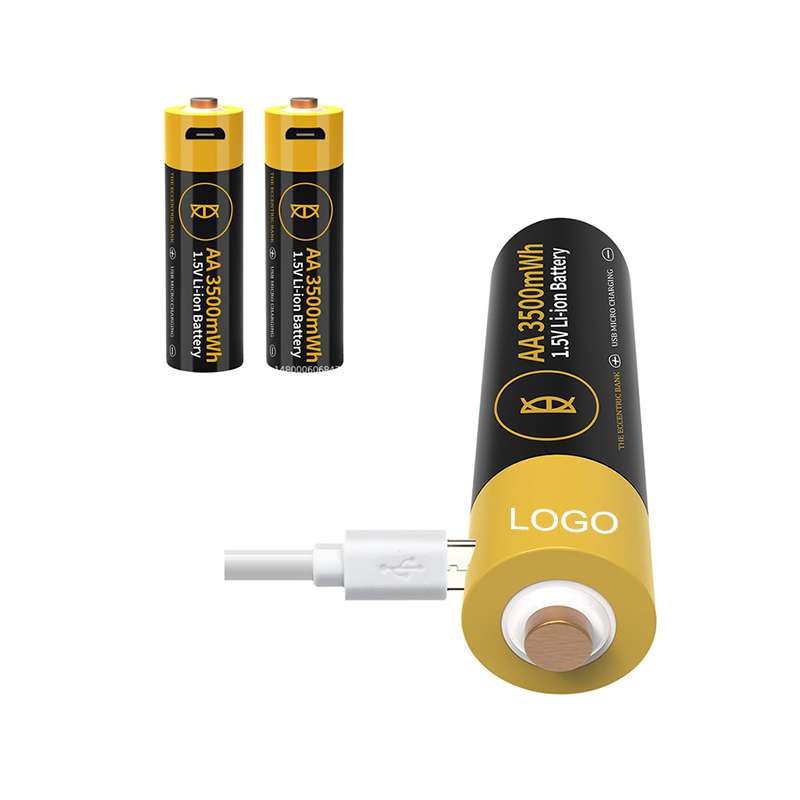 Rechargeable AA Battery With USB Charger