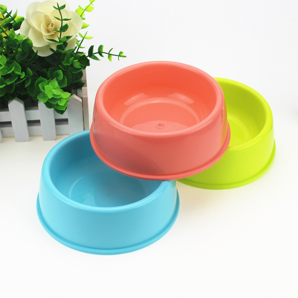 Plastic Colorful Dog Cat Bowls