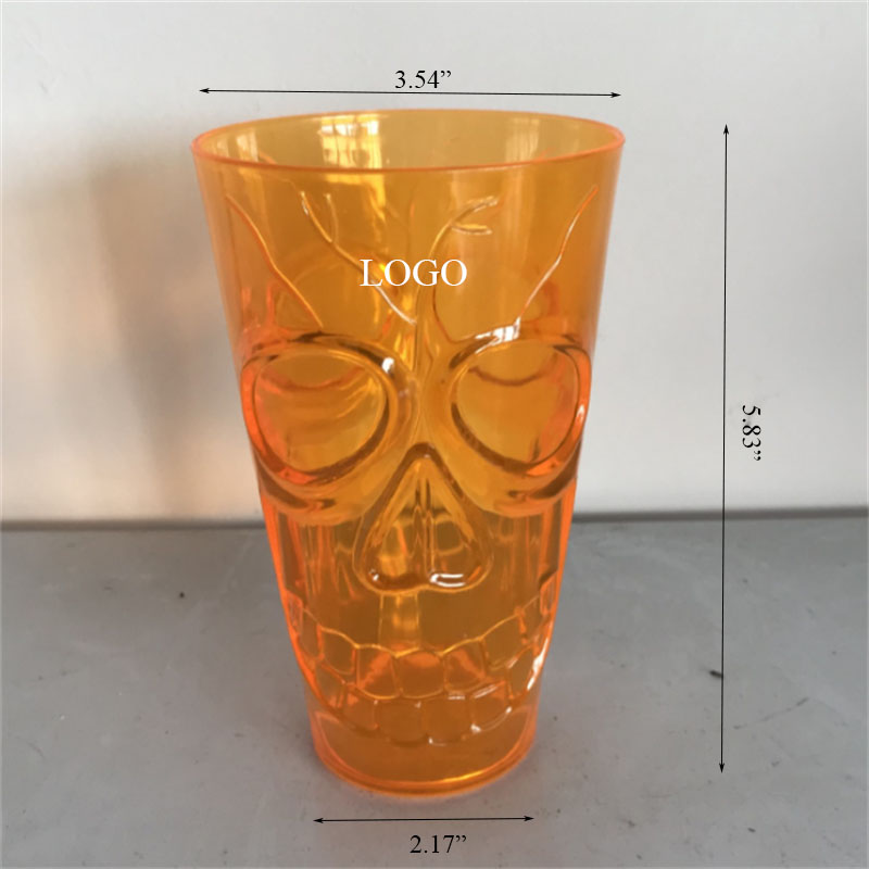 Concise Skull Plastic Cup