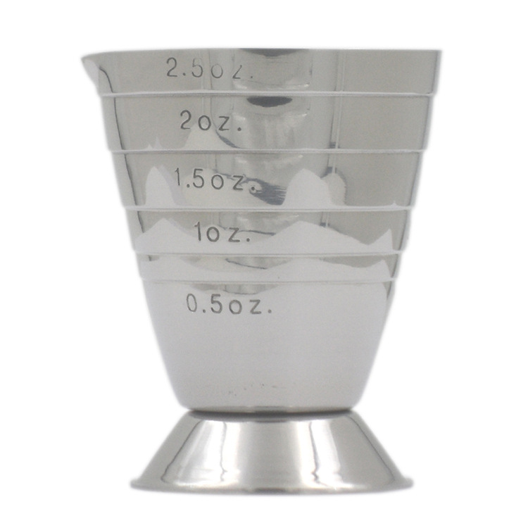 2.5 oz  Beaked magic measuring cup with scale 