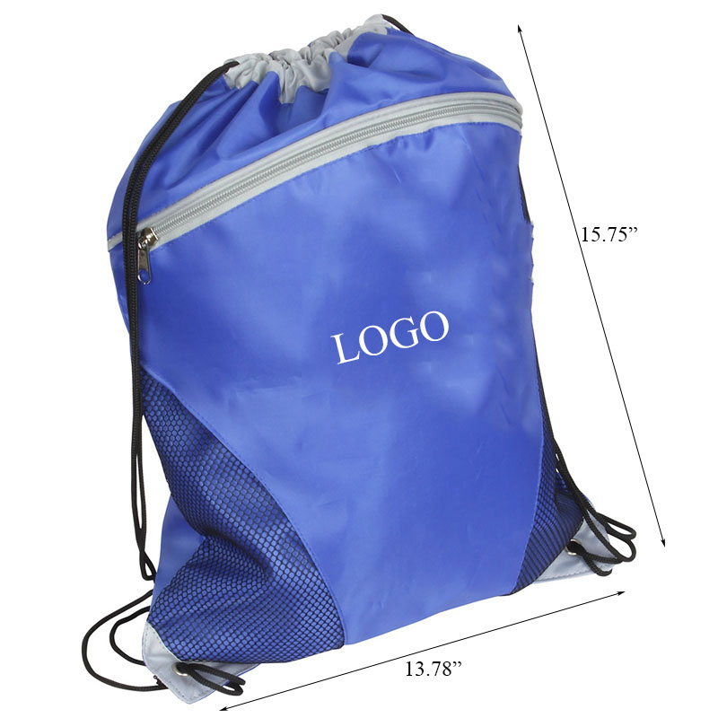 Nylon Drawstring Sports Backpack