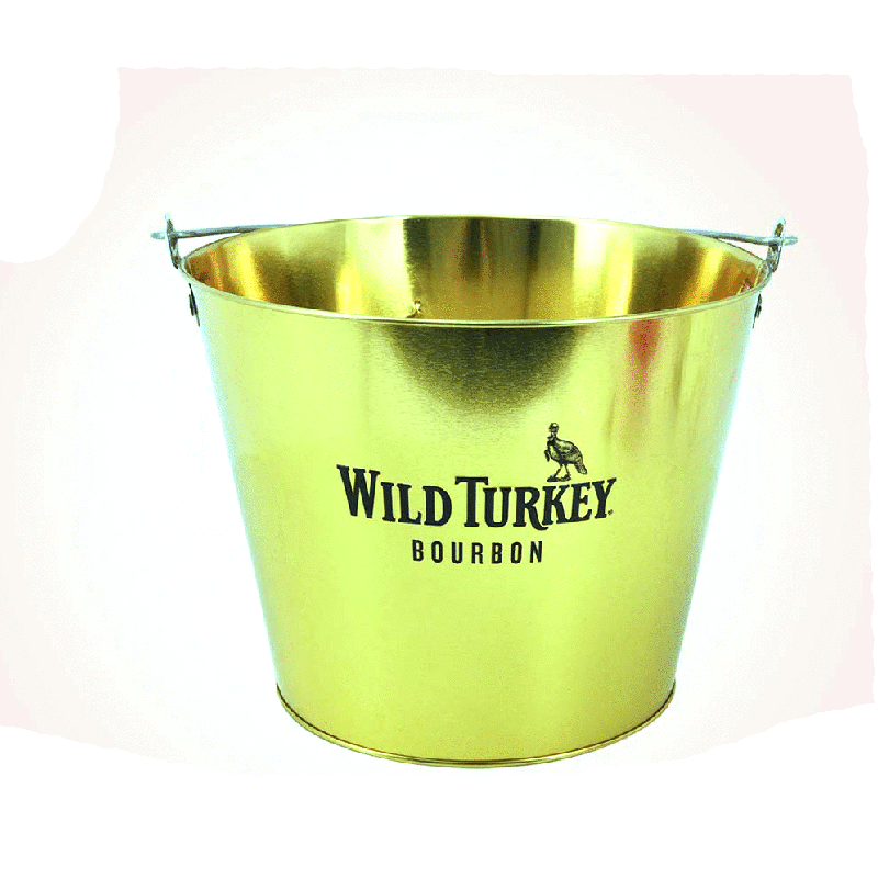 5Qt gold multi-purpose Metal bucket