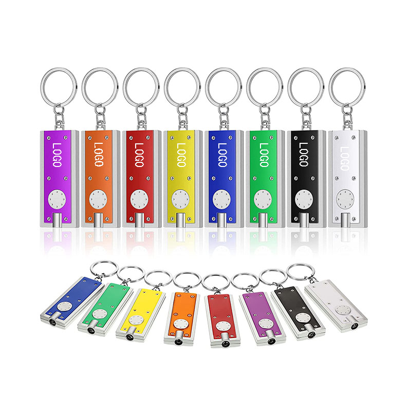 Mini Keychain LED Lights Keychains Flashlight Assorted