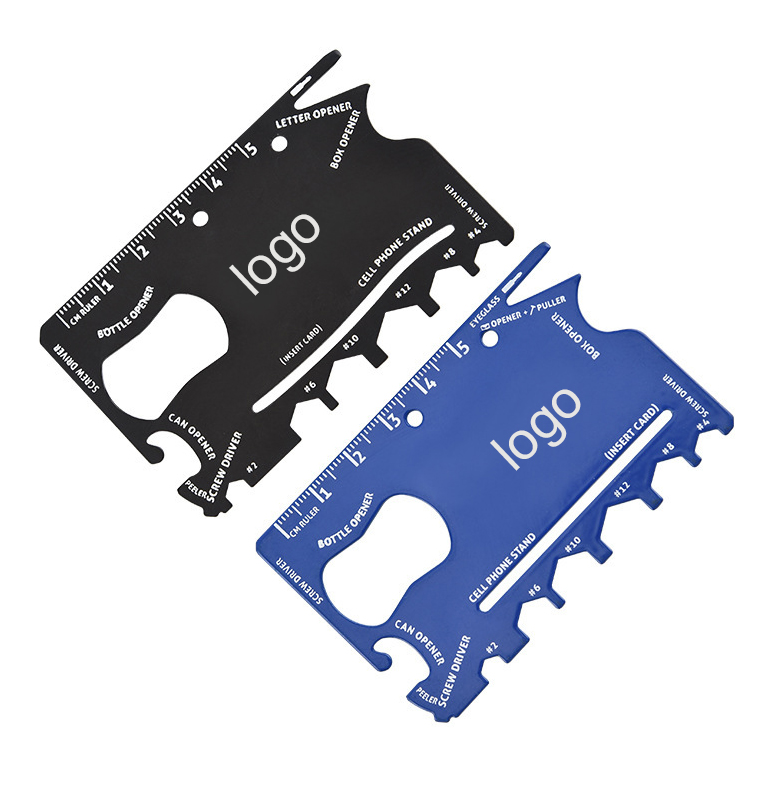 18-in-1 Credit Card Multi-Tools fit for Pocket & Wallet 